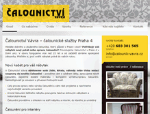 Tablet Screenshot of calounik-vavra.cz